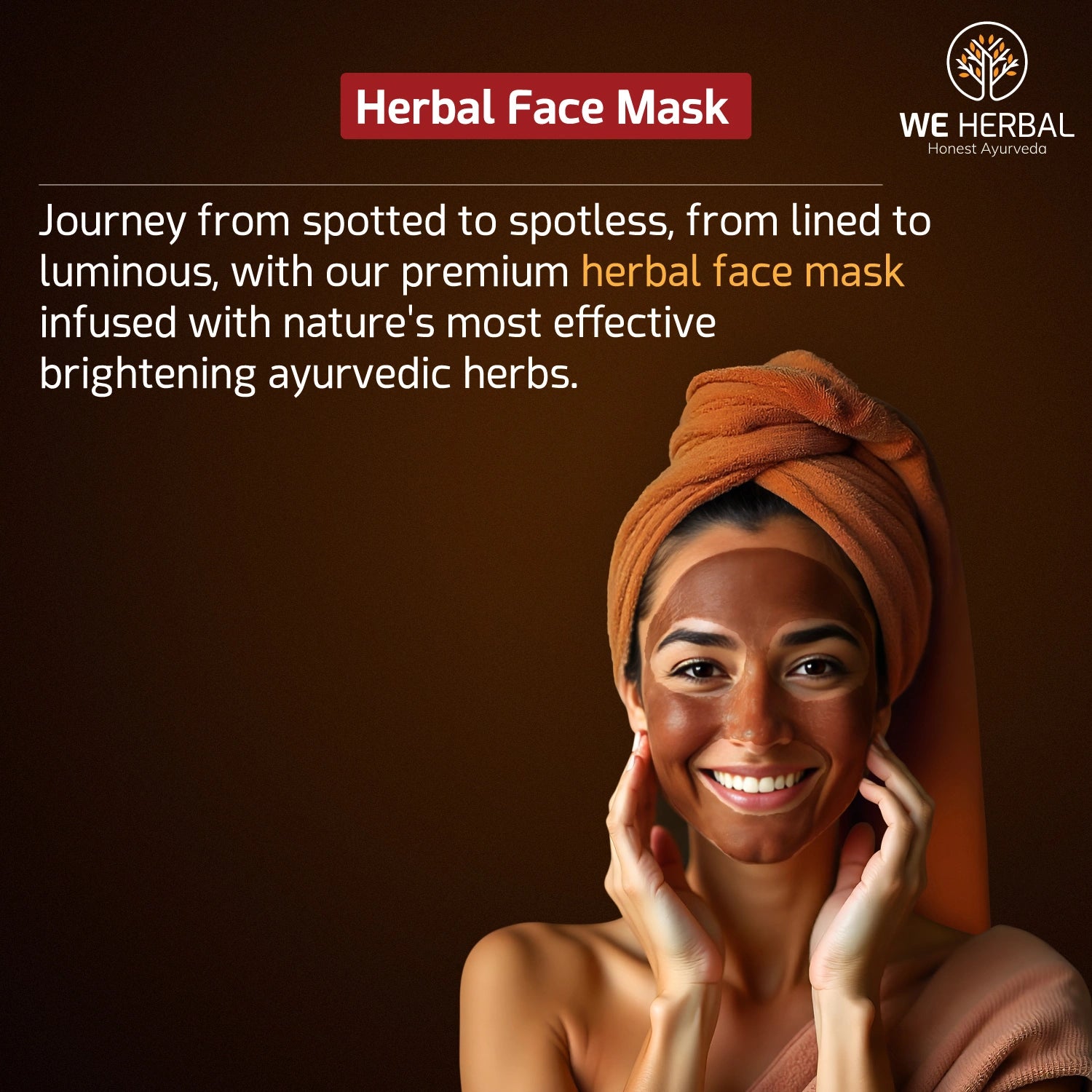 Herbal Face Mask 50 grm & Natural Rose Water Combo