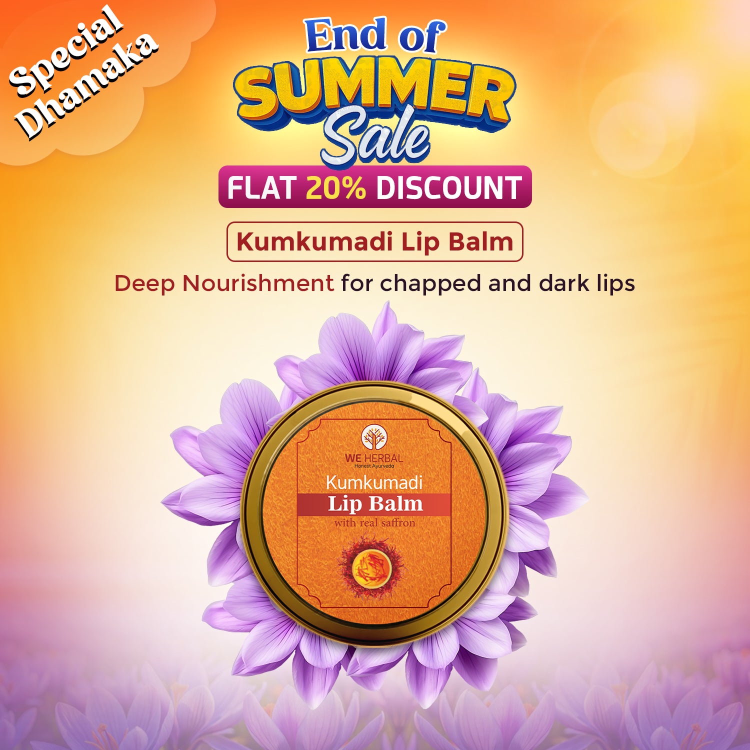 Kumkumadi Lip Balm: The Ultimate Solution for Soft, Smooth, and Hydrated Lips