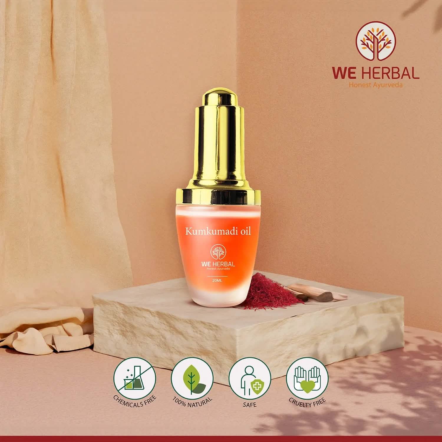 Kumkumadi Oil Combo - We Herbal | Honest Ayurveda