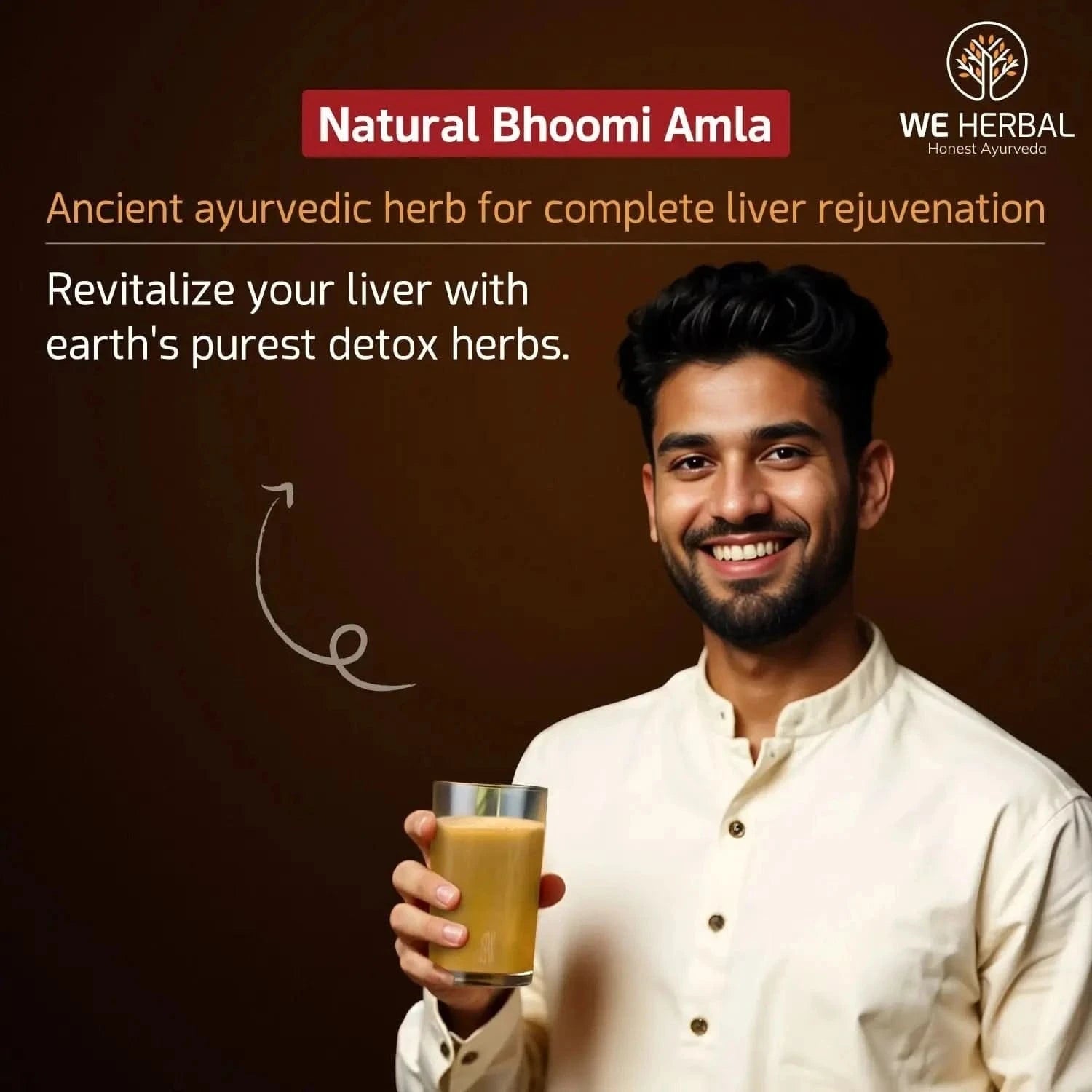 Bhumi Amla Powder - Nature's Helper for Liver, Skin, and Kidney Health. - We Herbal | Honest Ayurveda