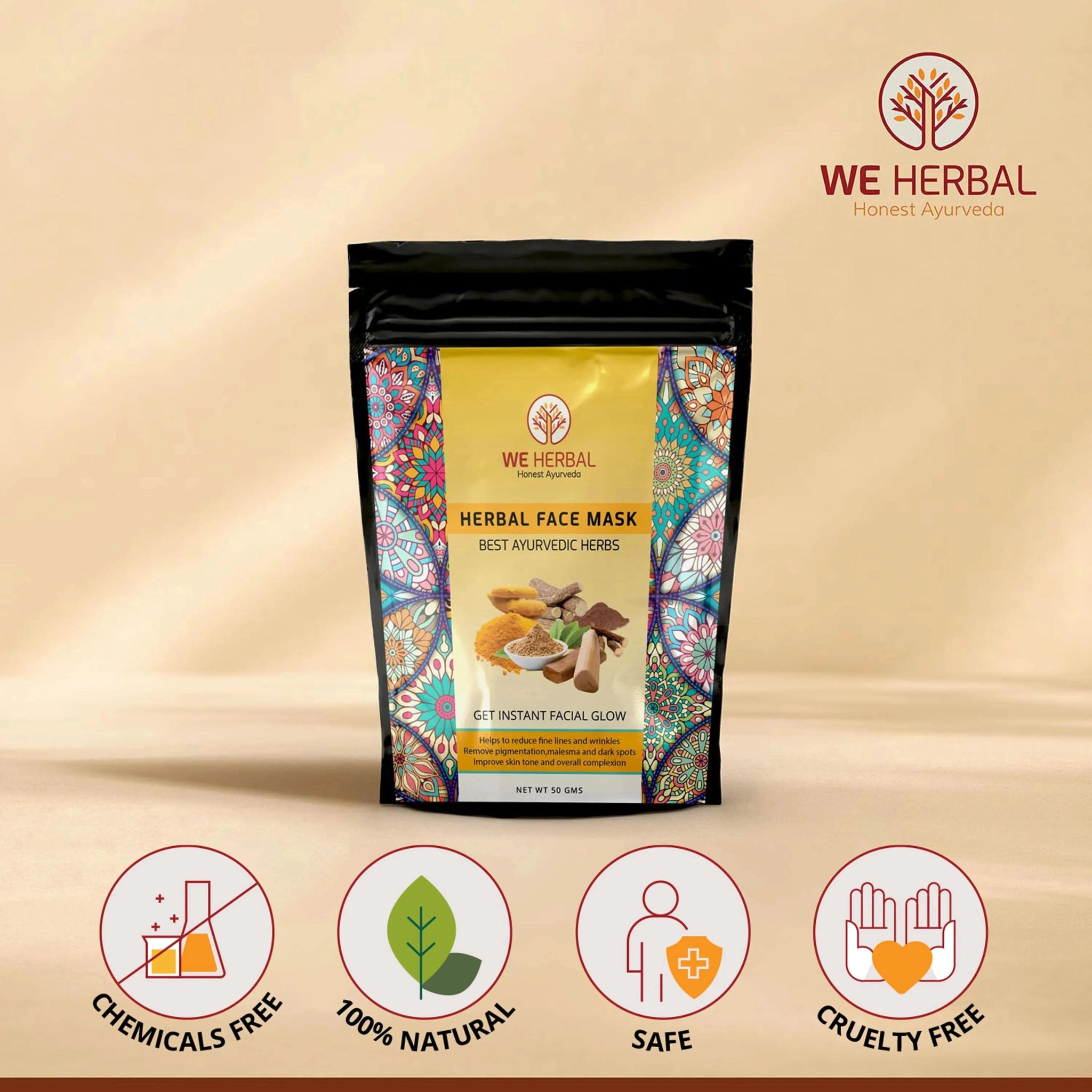 Herbal Face Mask - We Herbal | Honest Ayurveda