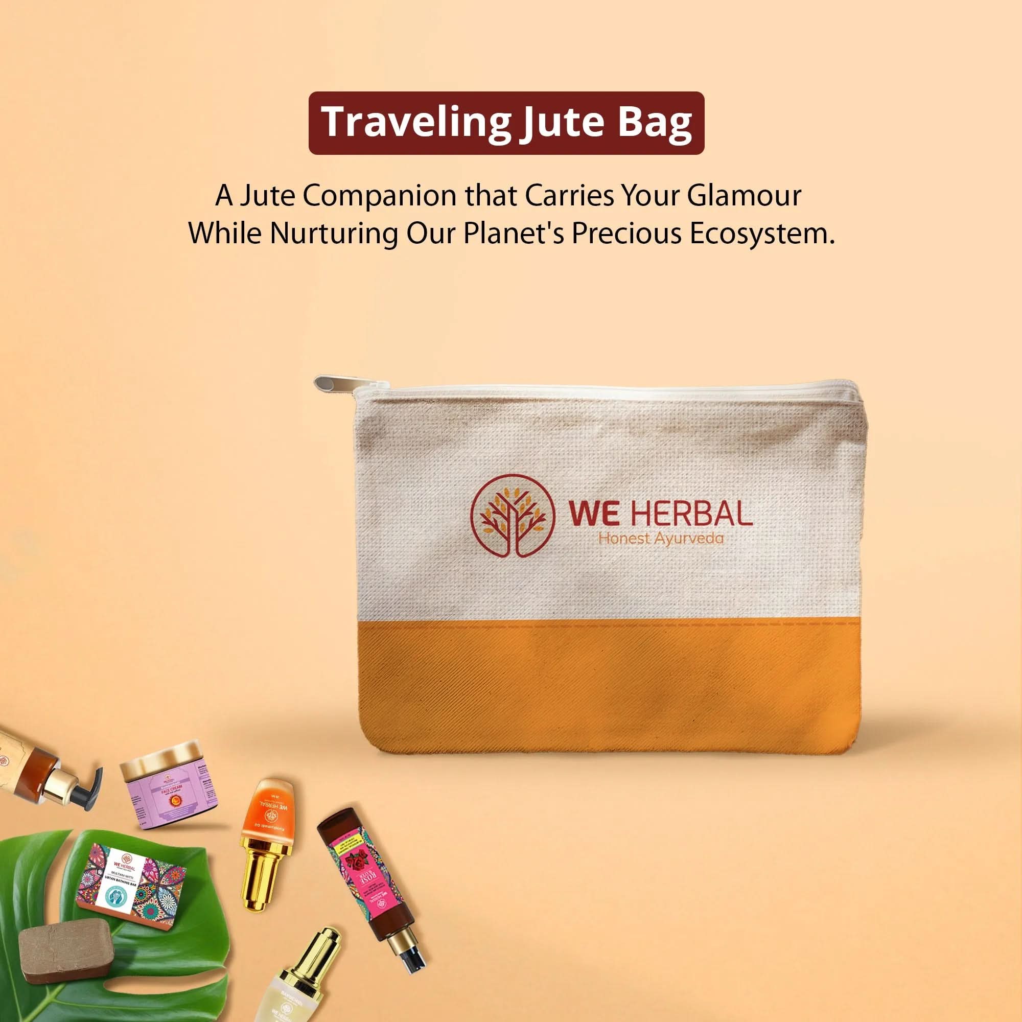 Jute Bag - We Herbal | Honest Ayurveda