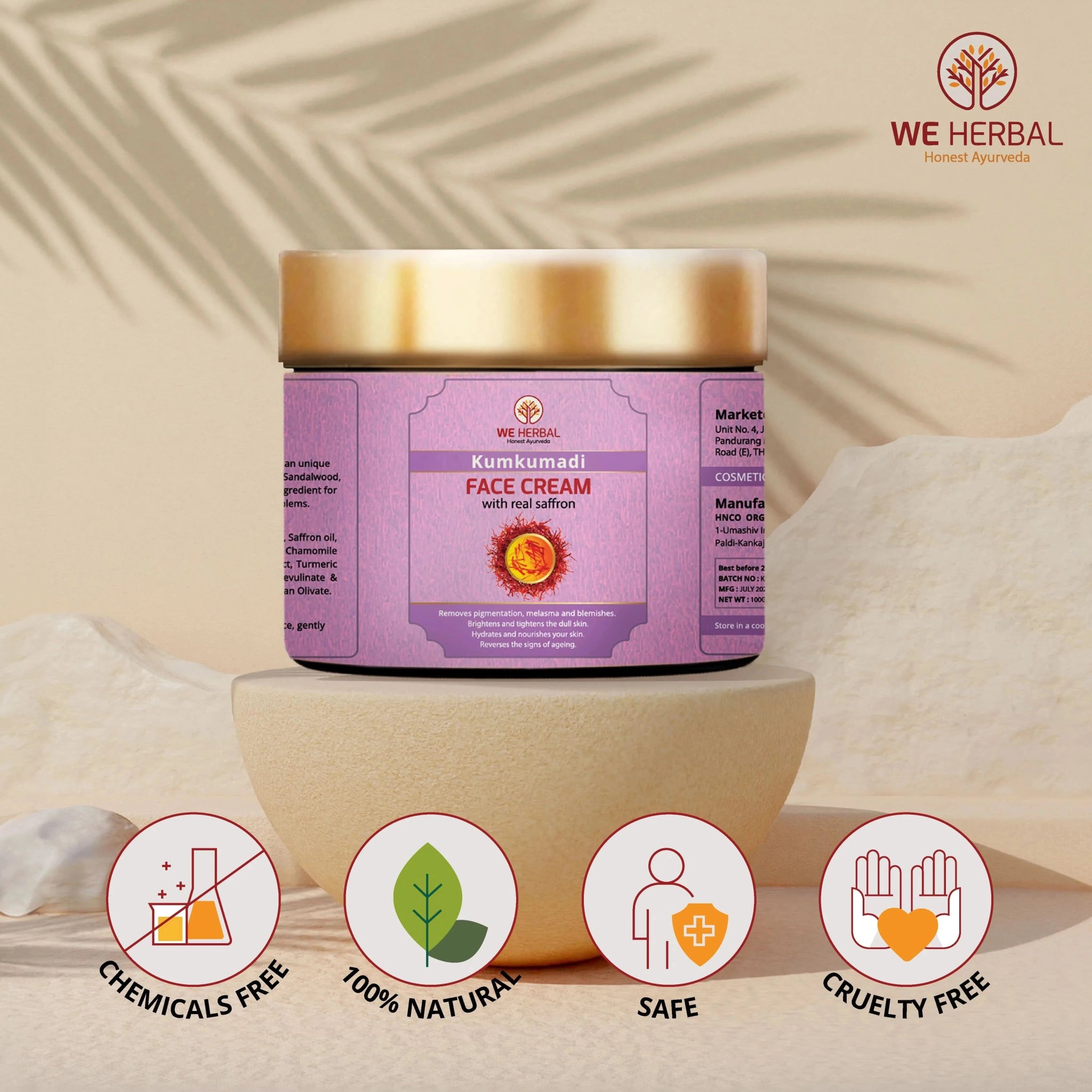 Kumkumadi Face Cream: An Ayurvedic Solution for modern Radiant Revitalized Skin - We Herbal | Honest Ayurveda