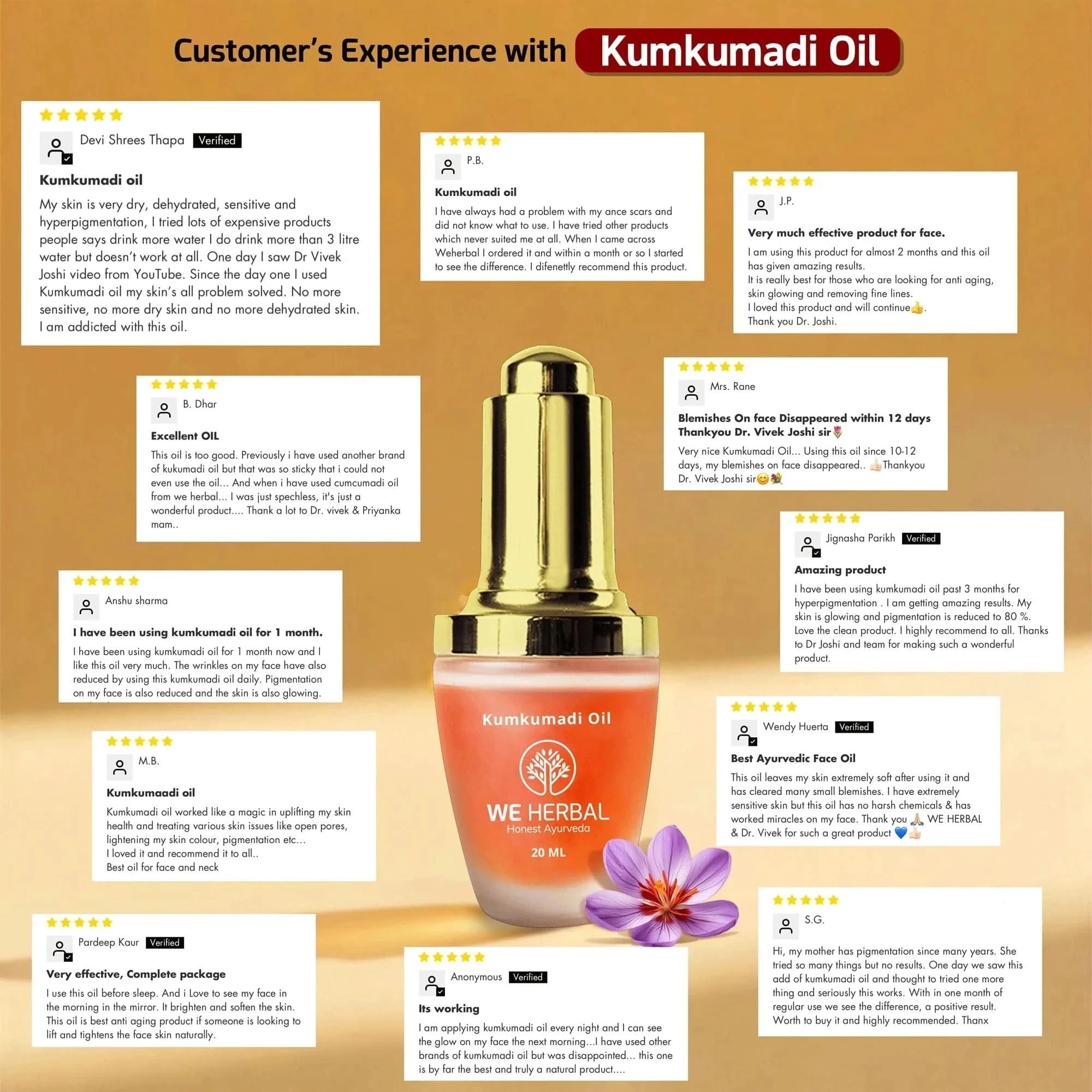 Kumkumadi Face Oil: The Secret to Glowing, flawless and Youthful Skin - We Herbal | Honest Ayurveda