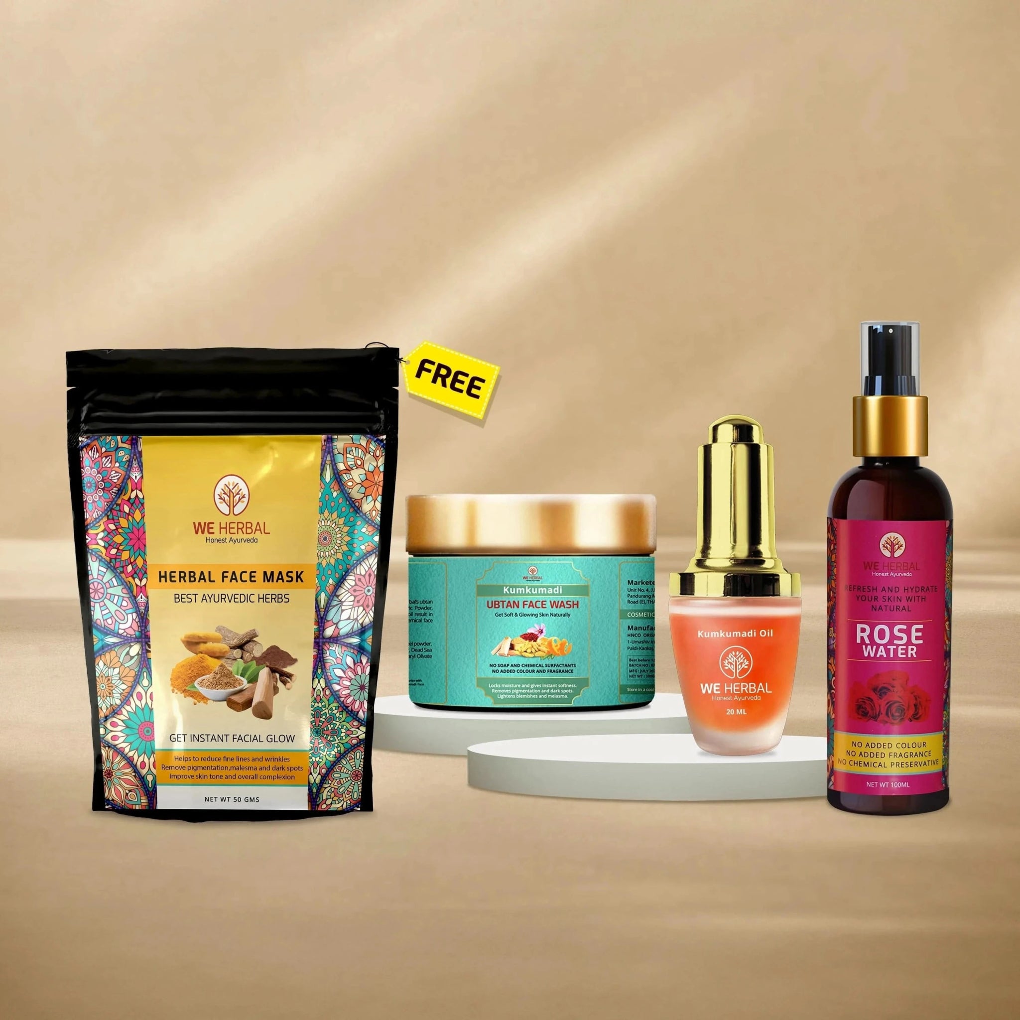 Kumkumadi Oil Combo - We Herbal | Honest Ayurveda