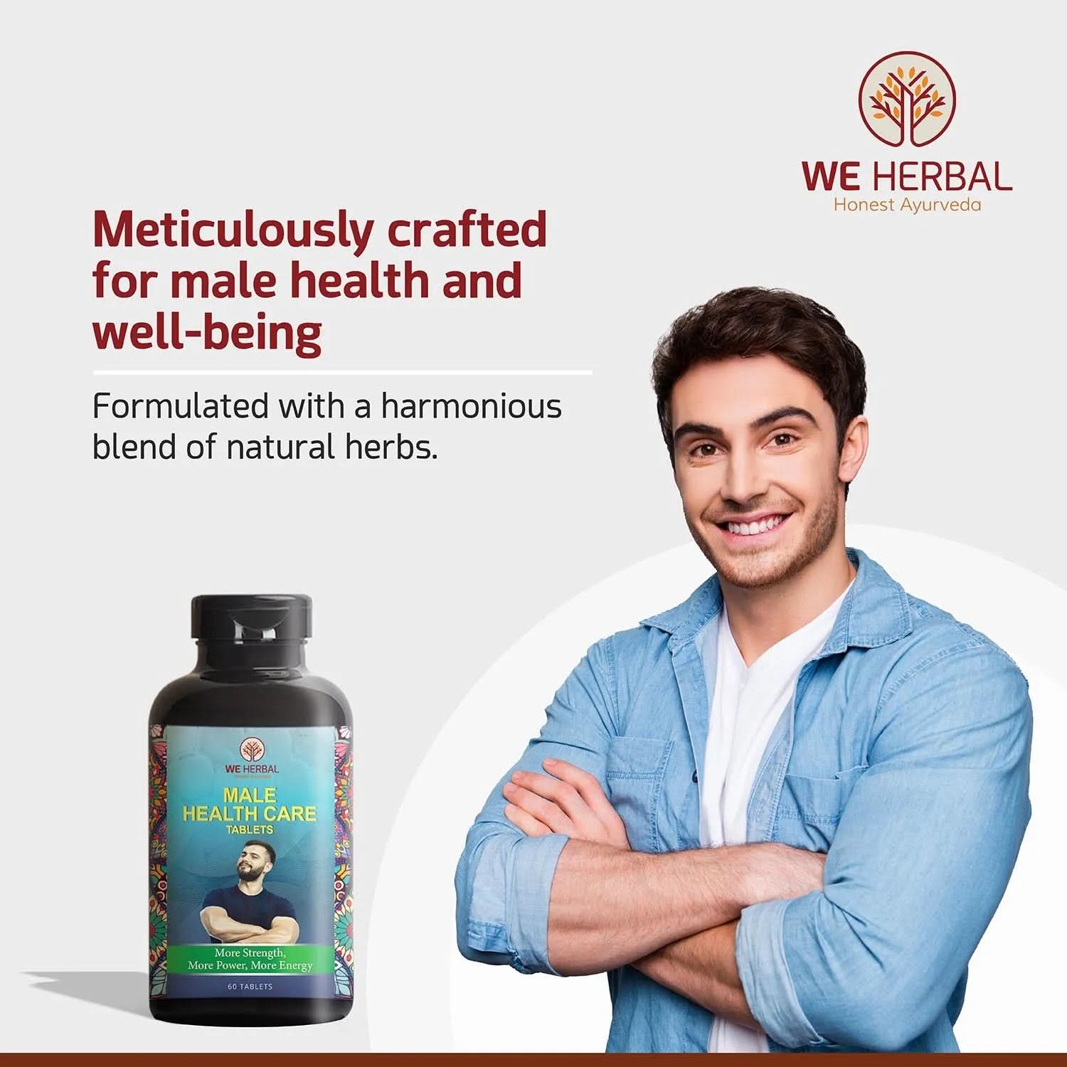 Male Health Care Tablets - We Herbal | Honest Ayurveda