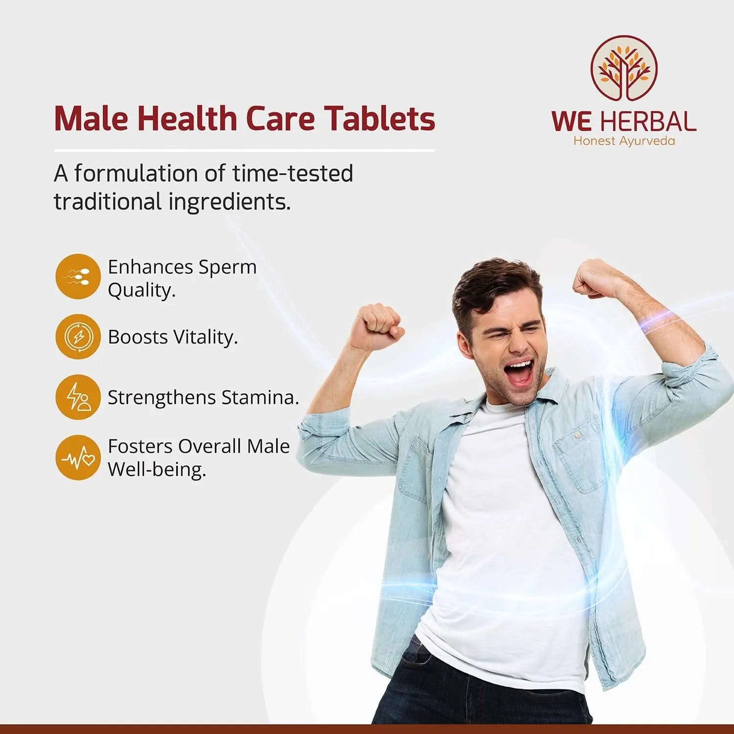 Male Health Care Tablets - We Herbal | Honest Ayurveda