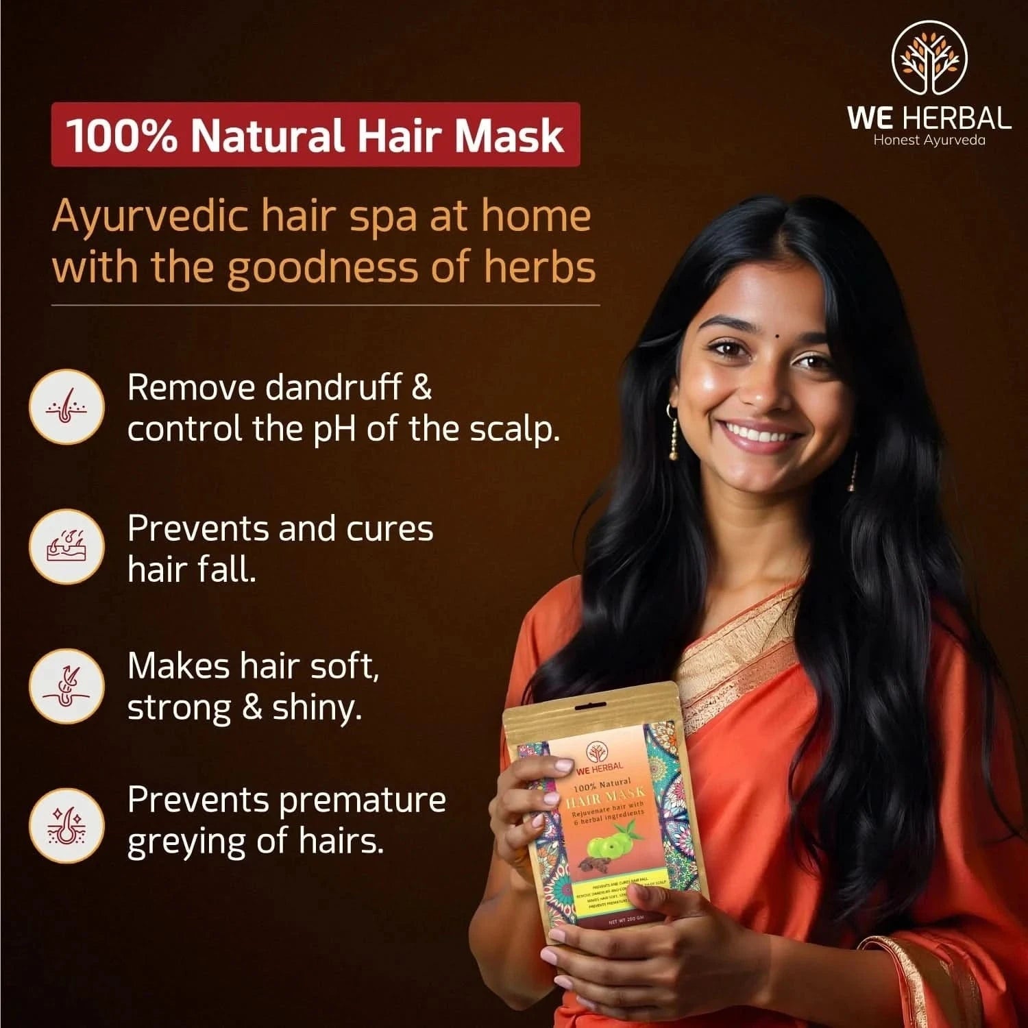 Natural Hair Care Combo - We Herbal | Honest Ayurveda