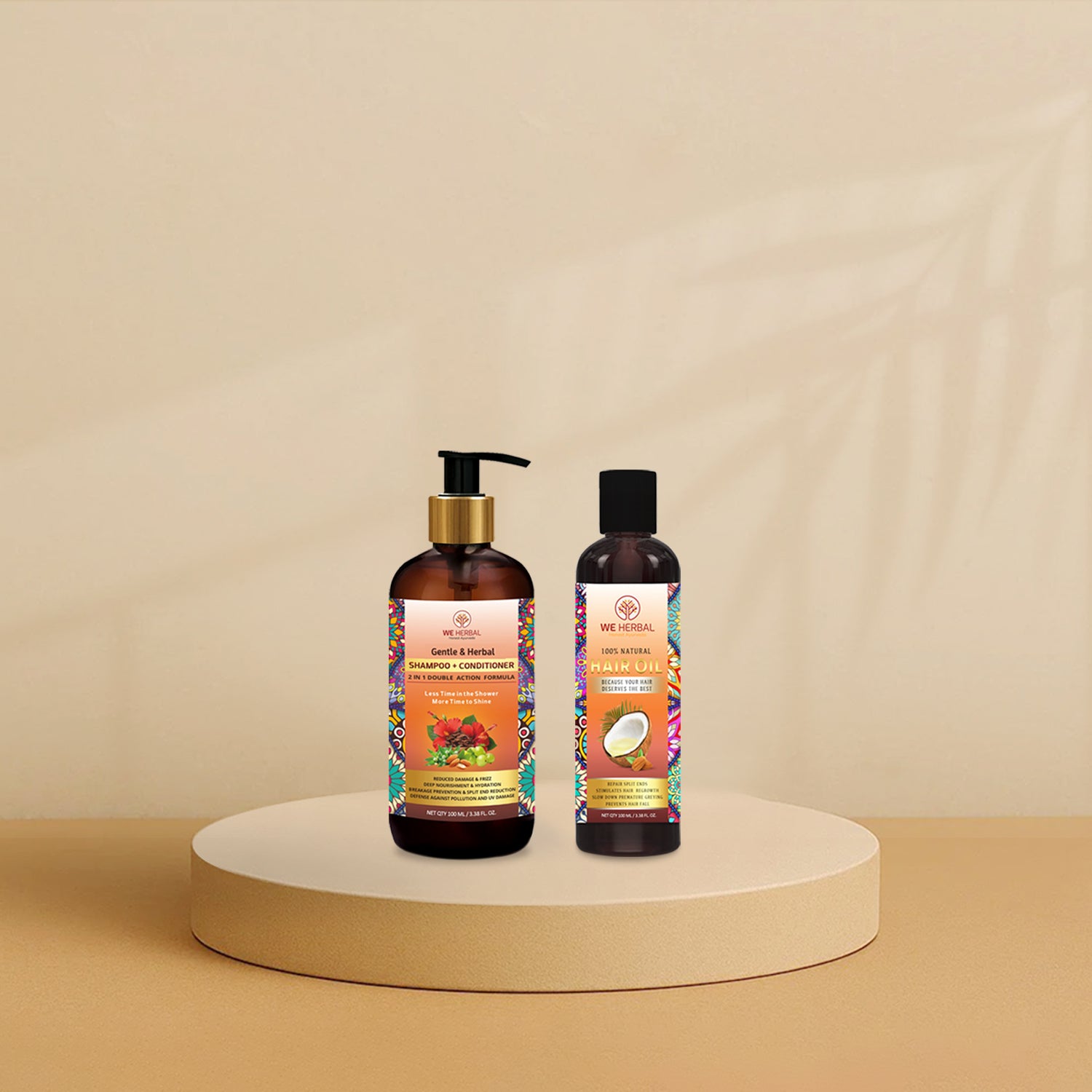 Hair Strength Duo – 2-in-1 Shampoo + Conditioner & Nourishing Hair Oil