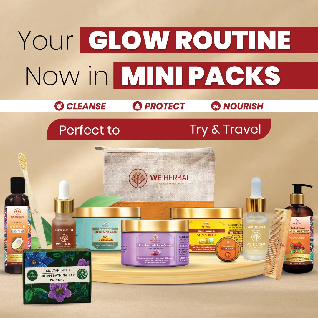 We Herbal Mini Travel Combo – Head-to-Toe Herbal Care