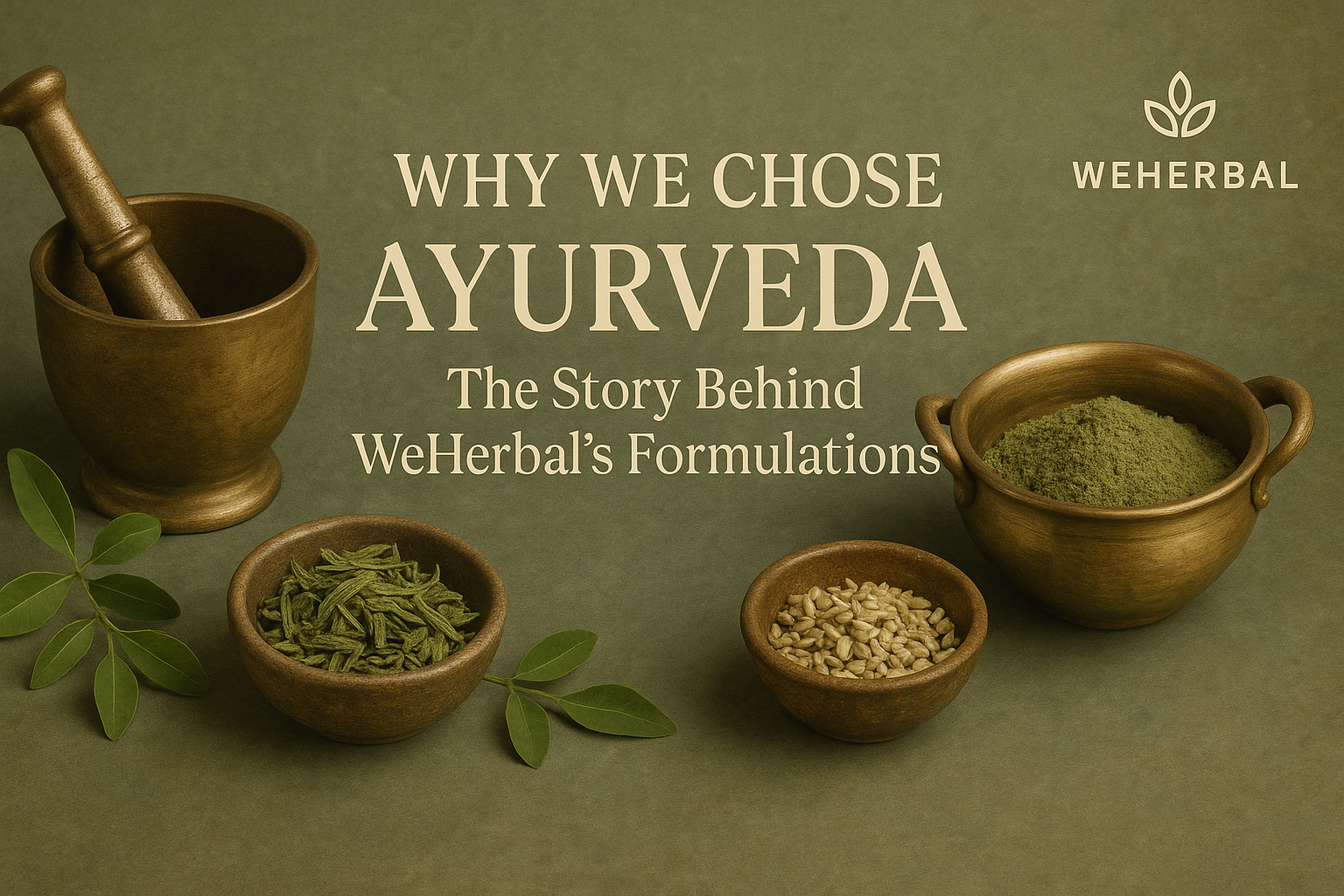 WeHerbal Ayurvedic skincare formulations inspired by ancient Ayurveda