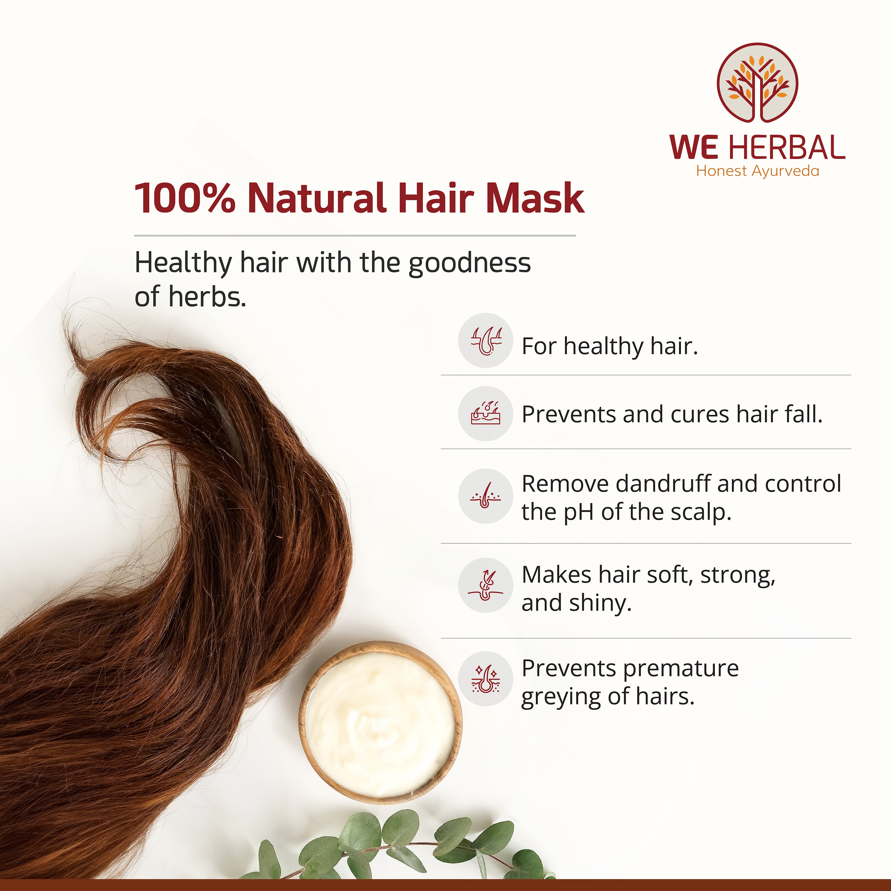 Herbal Hair Mask We Herbal | Back to the Nature