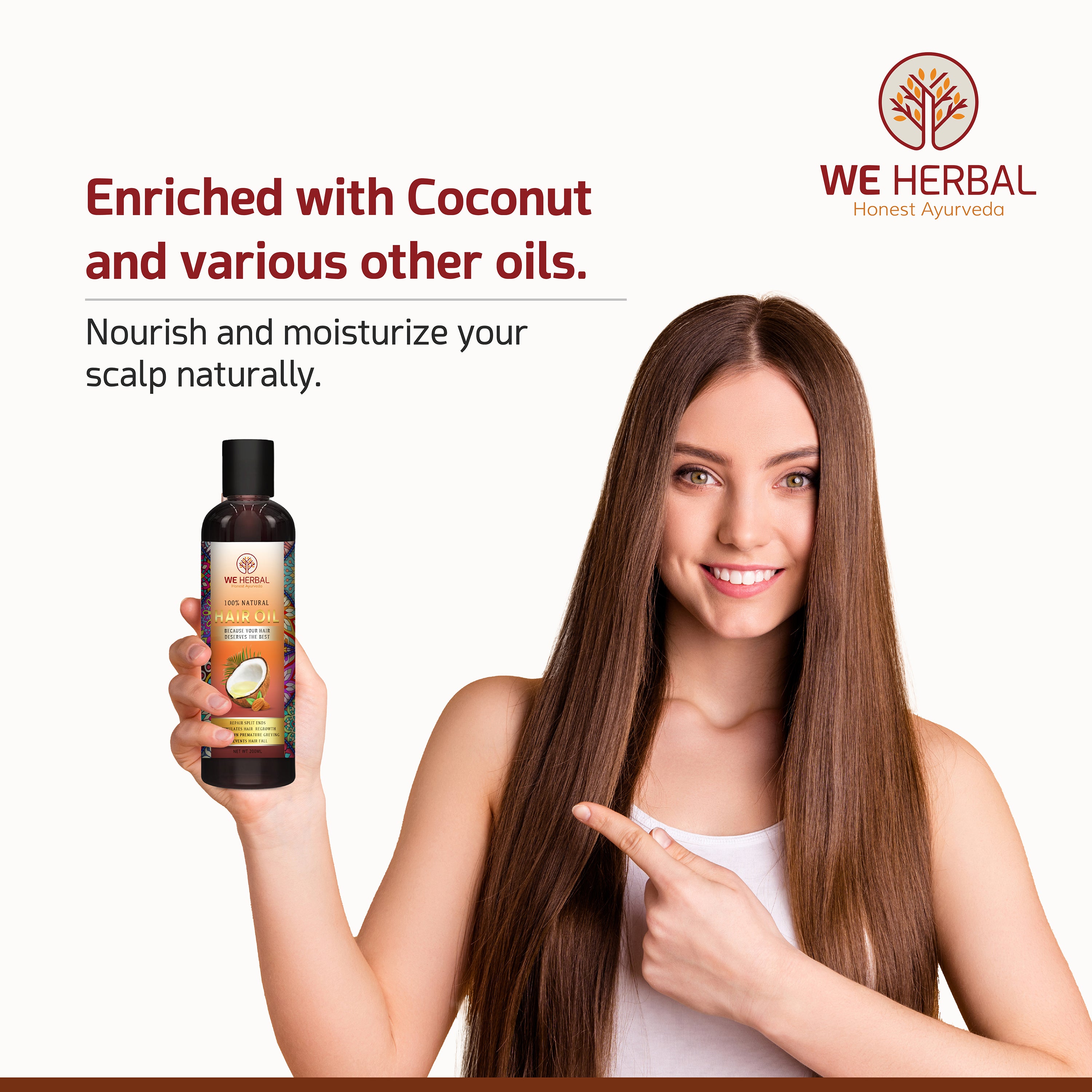 Hair Oil | Chemical Free We Herbal | Back to the Nature