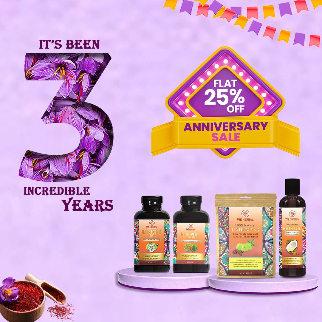 Natural Hair Care Combo: Herbal Wellness for Stronger Roots & Softer Ends
