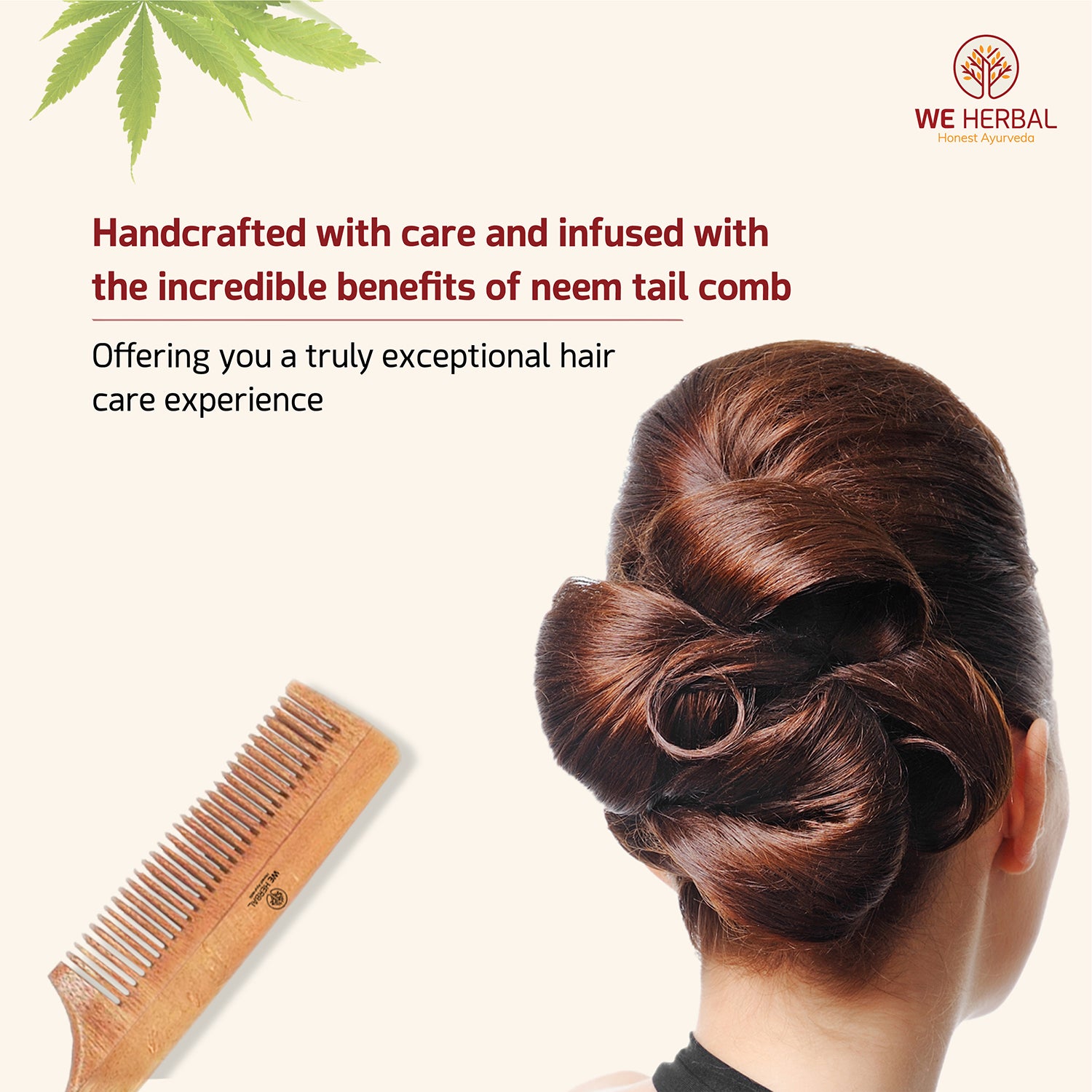 Pure Neem Tail Comb We Herbal | Back to the Nature