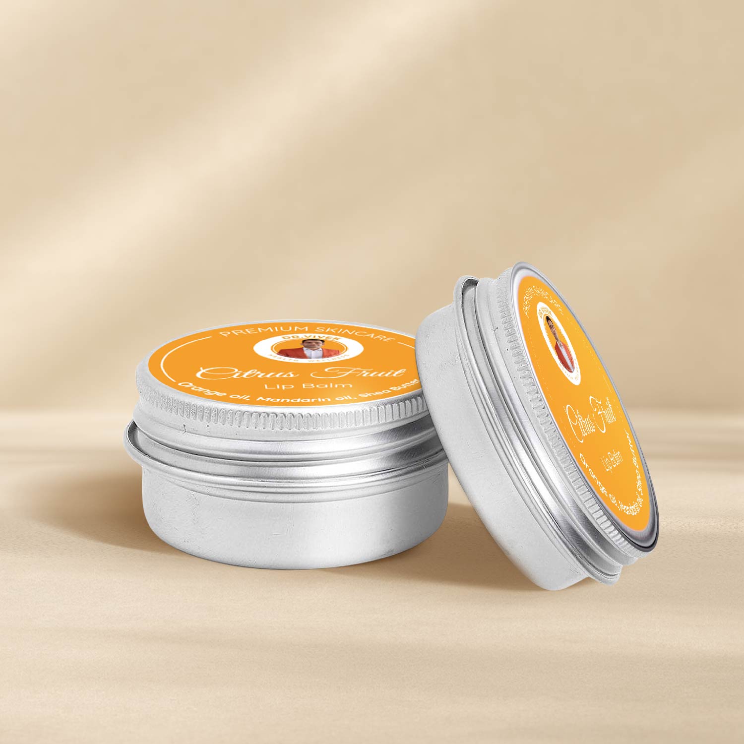 Limited Edition Citrus Fruit Lip Balm We Herbal | Back to the Nature