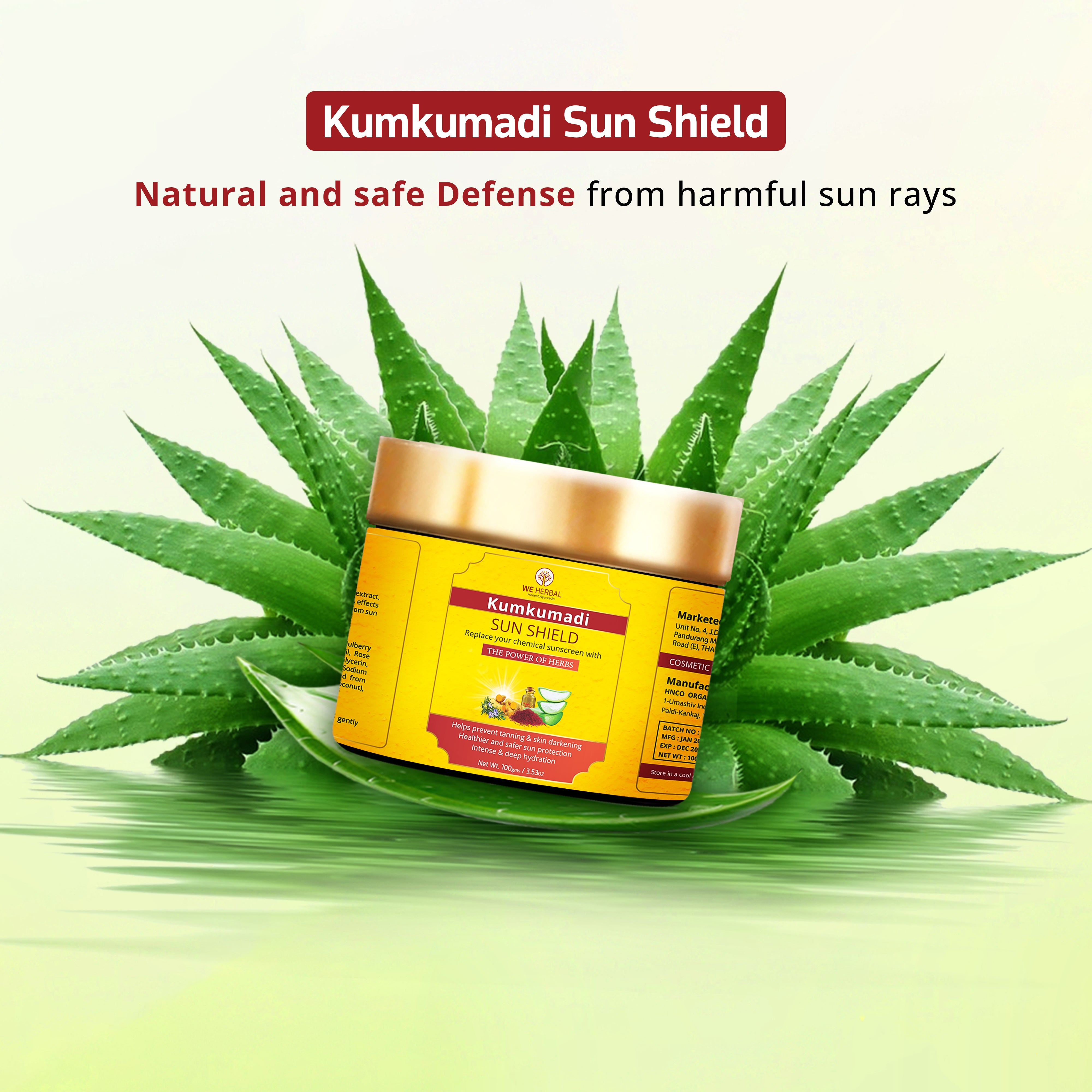 We Herbal Kumkumadi Sunshield