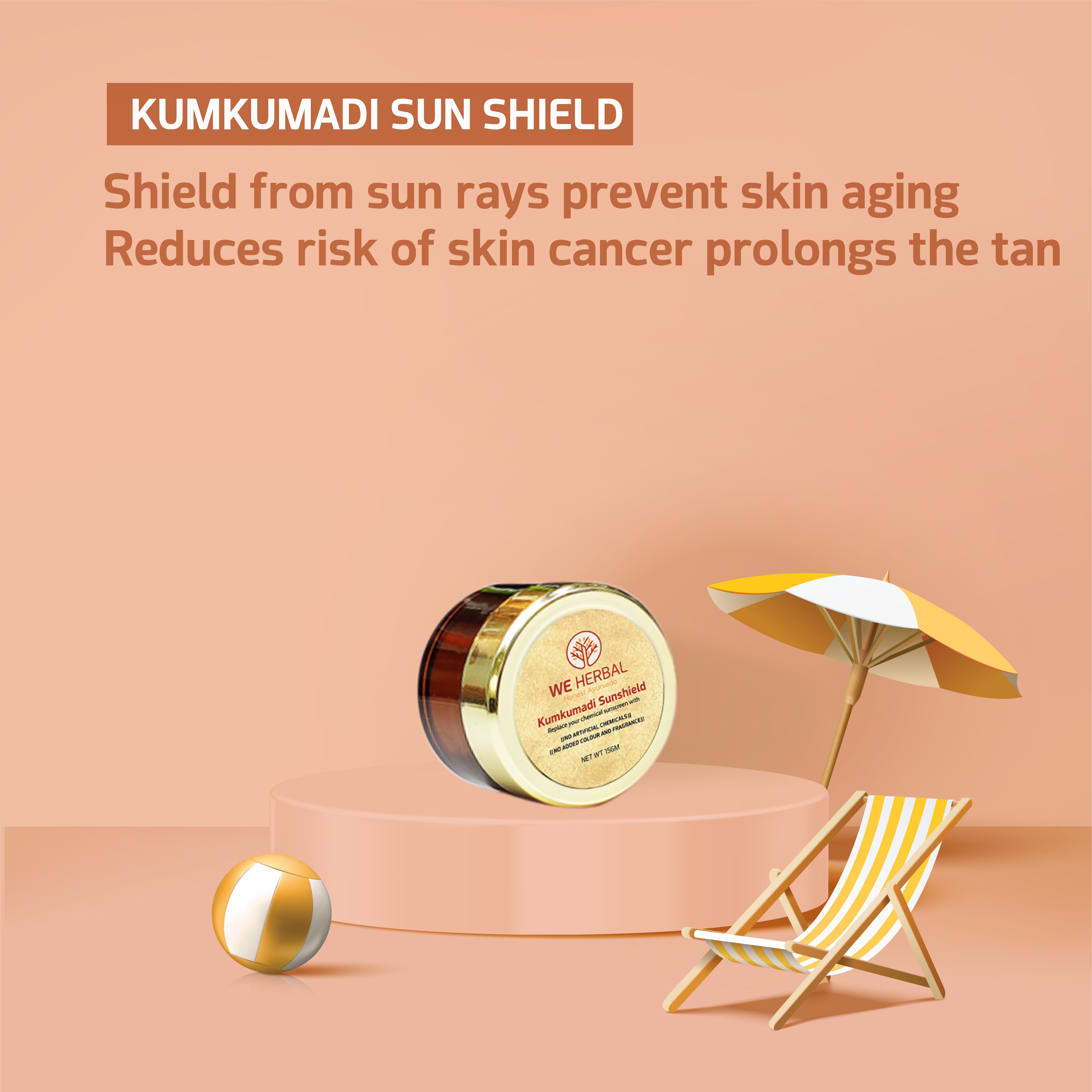 Kumkumadi Sun Shield | We Herbal