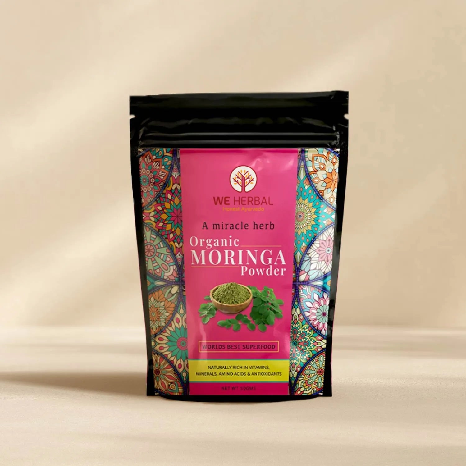 Organic Moringa Powder | Moringa Powder We Herbal | Back to the Nature