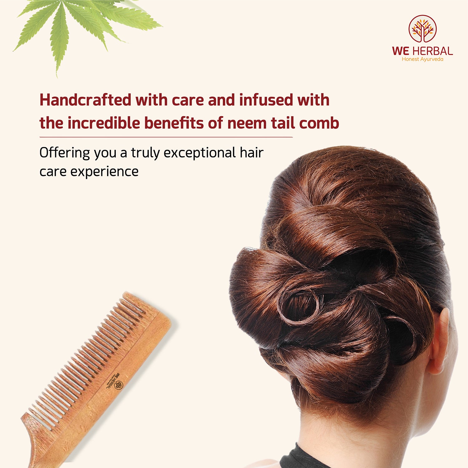 Pure Neem Tail Comb