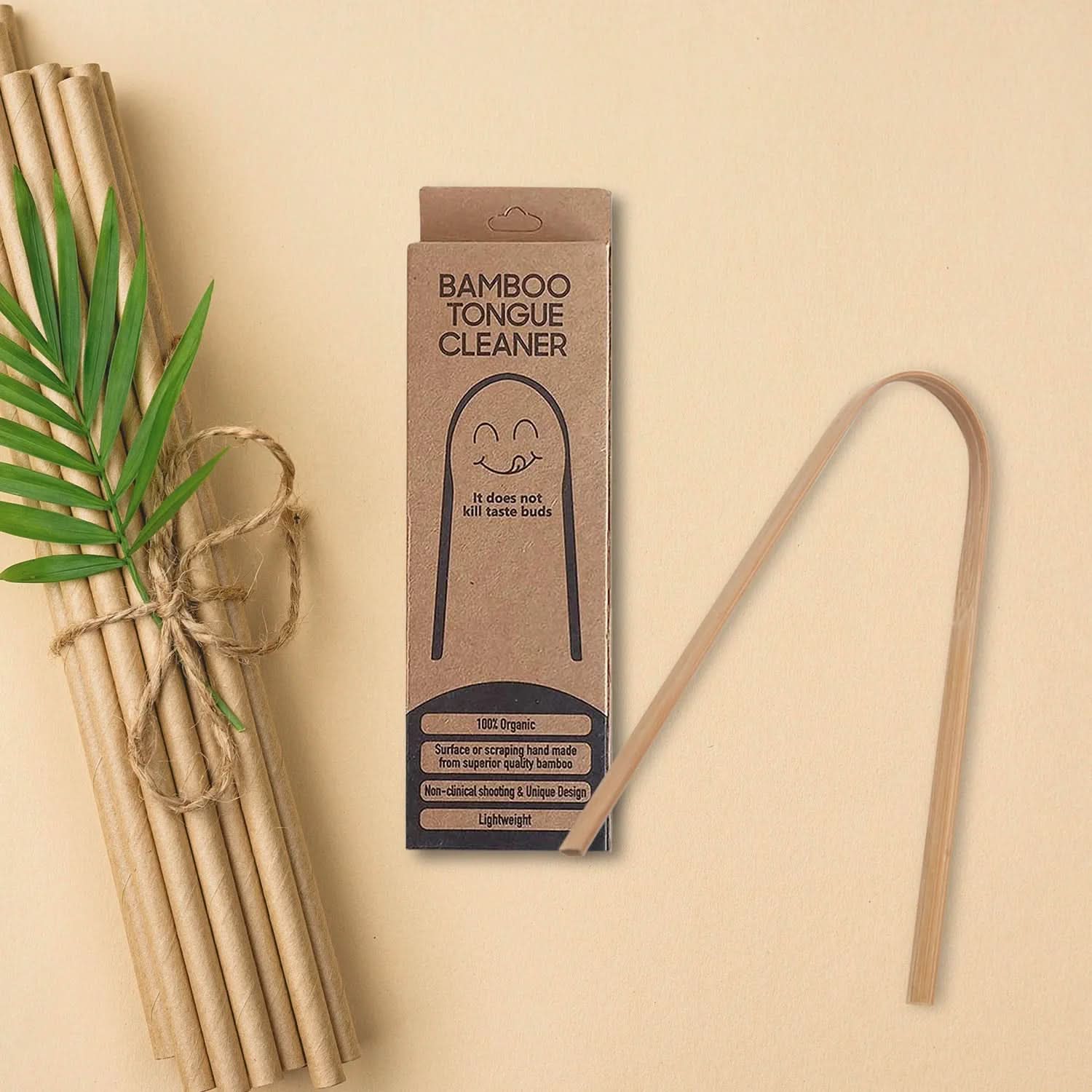 Bamboo Tongue Cleaner - We Herbal | Honest Ayurveda