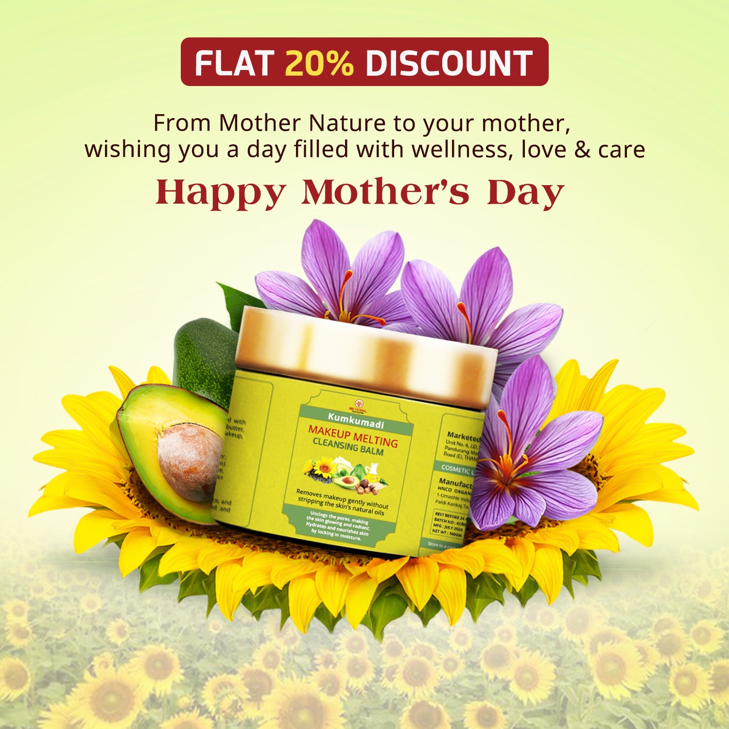 Kumkumadi Makeup Melting Cleansing Balm