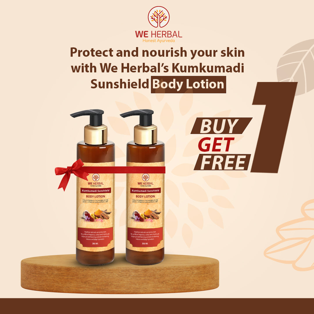 Kumkumadi Sunscreen Body Lotion: Ayurvedic Sun Protection for Radiant Skin