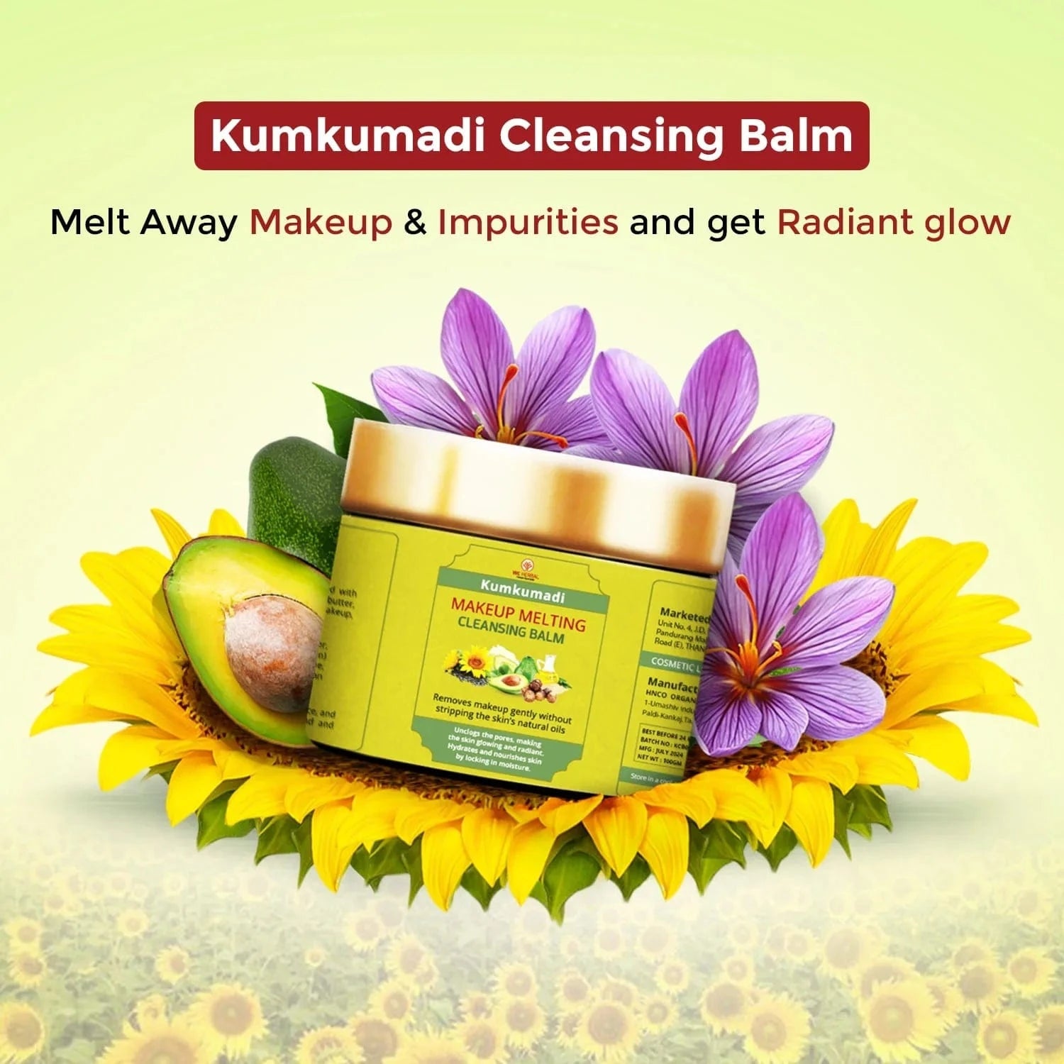 Kumkumadi Makeup Melting Cleansing Balm