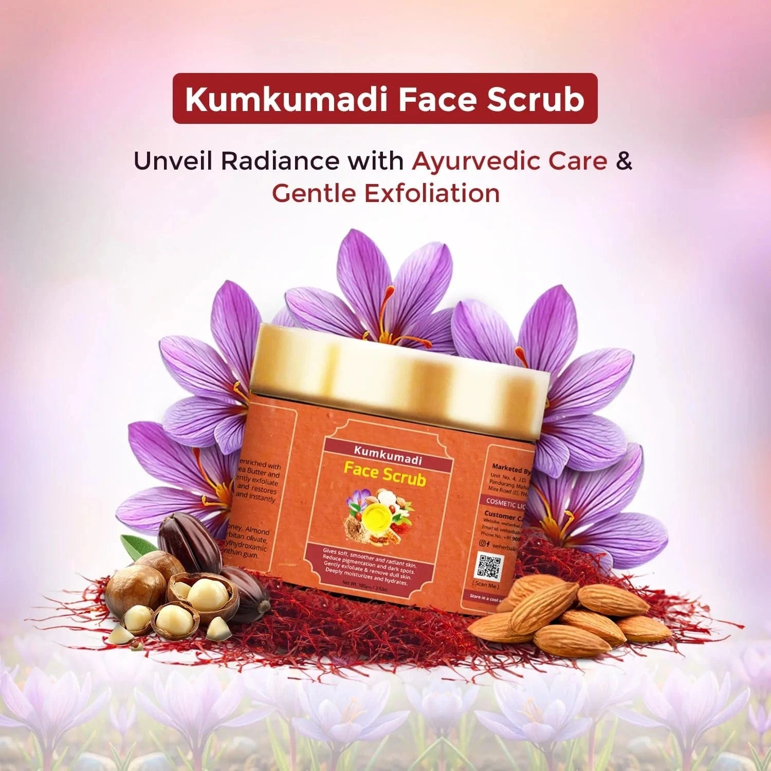 Kumkumadi Face Scrub: Nature’s Answer to Glistening and Flawless Skin