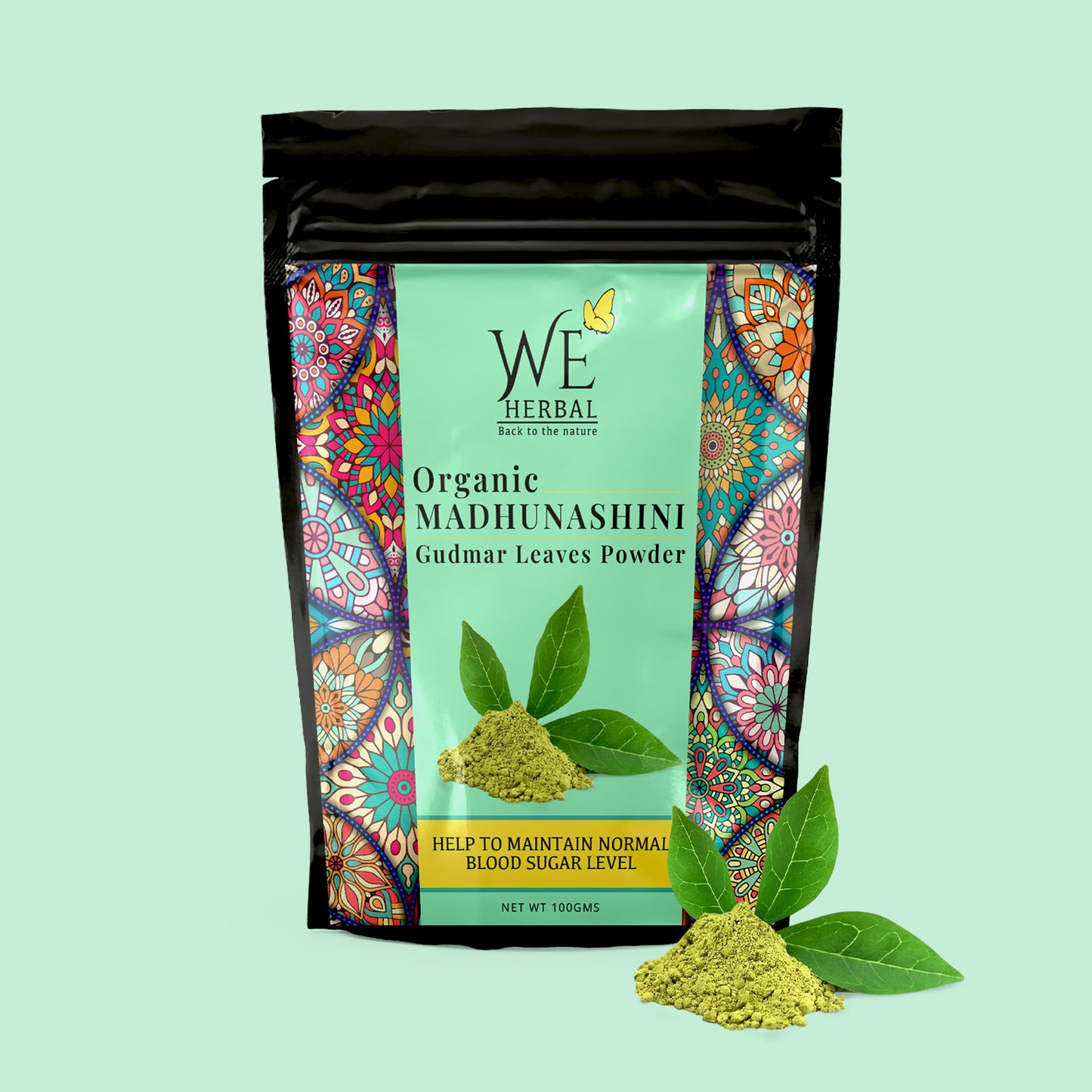 Organic Madhunashini Powder | Madhunashini We Herbal | Back to the Nature