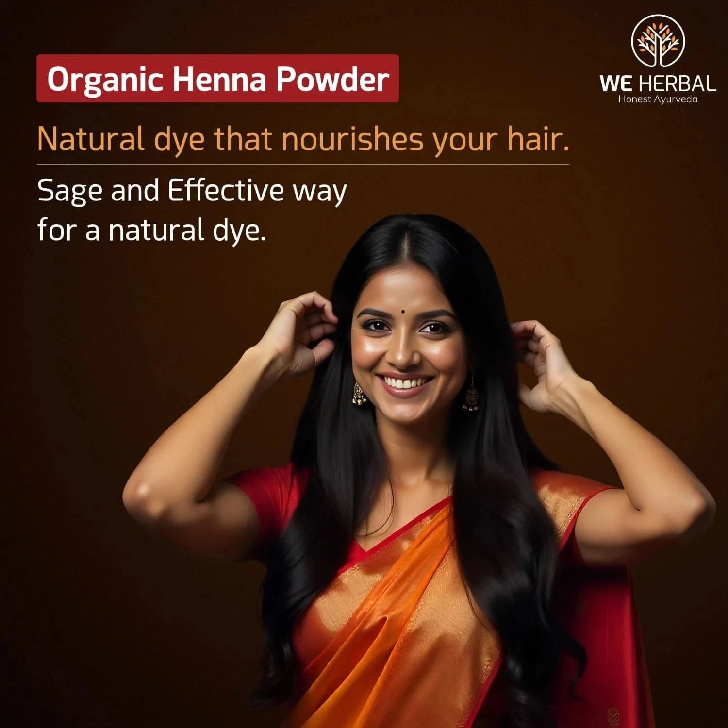 Natural Henna Powder & Herbal Hair Mask Combo - We Herbal | Honest Ayurveda