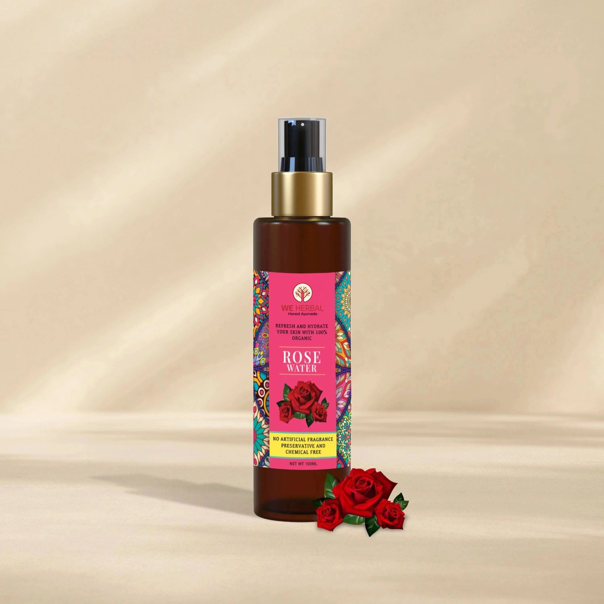Pure Rose Water: The Best Toner and Hydrating Solution For Your Skin - We Herbal | Honest Ayurveda
