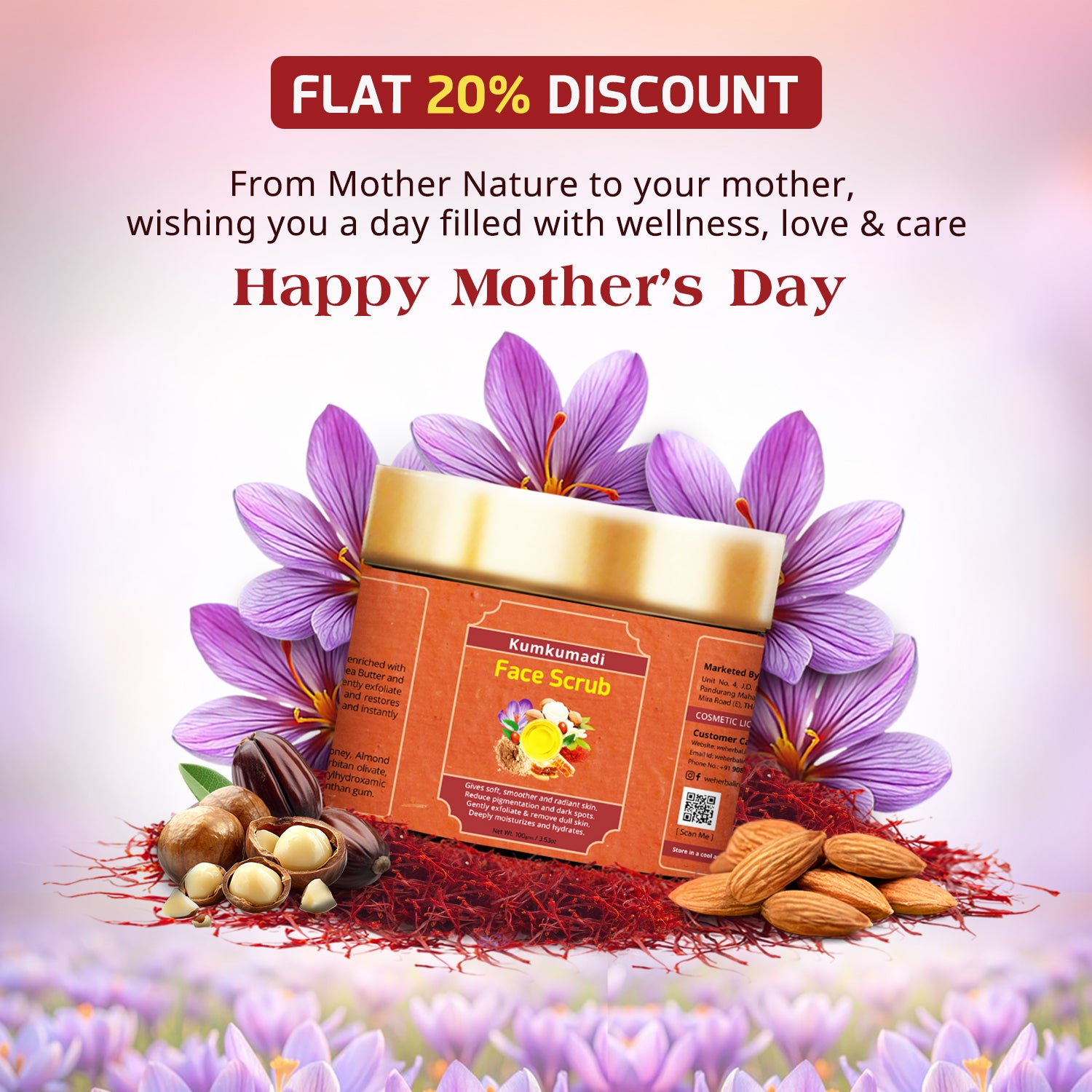 Kumkumadi Face Scrub